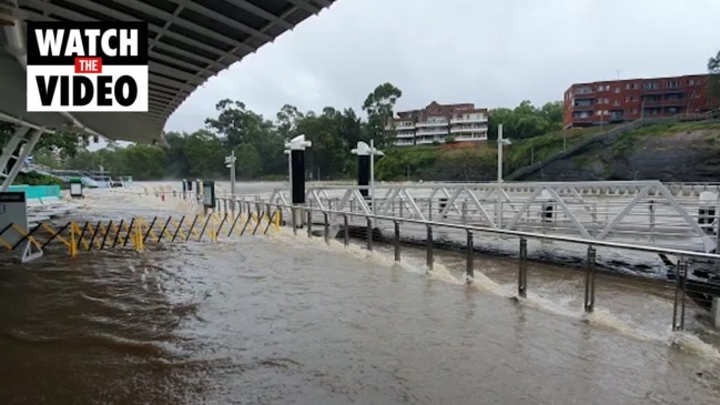 Flood waters hit Parramatta