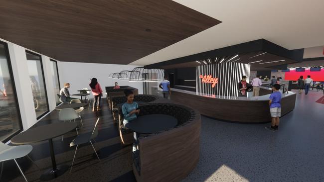 An interior concept design of Devonport Tenpin Bowl.