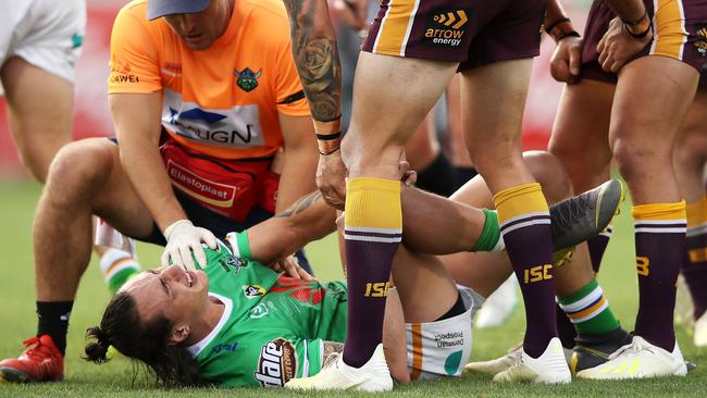 Charnze Nicoll-Klokstad is in doubt with a knee injury. Picture: Getty