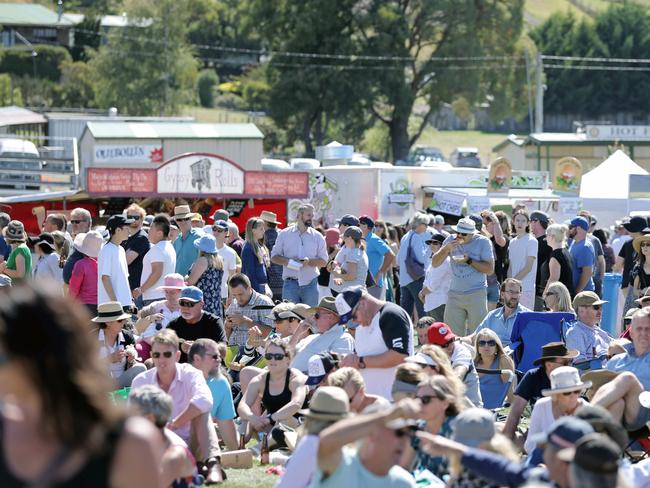 Thousands of people usually turn up to the annual Taste of the Huon festival. Picture: Patrick Gee