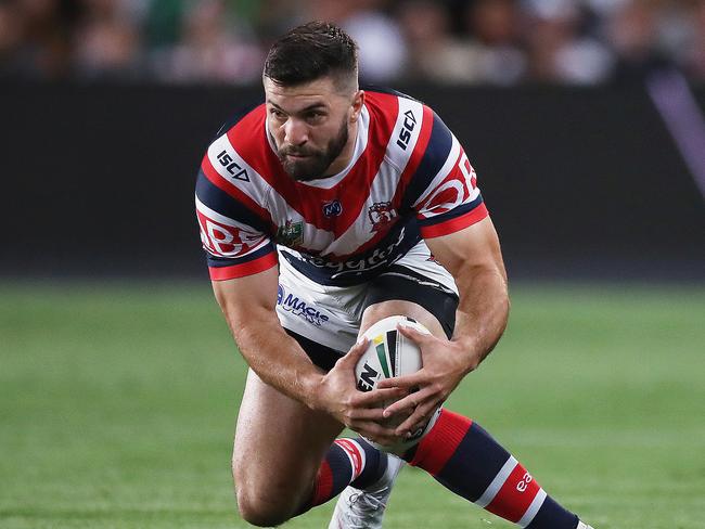 James Tedesco will be crucial to the Roosters’ chances of winning in Sunday’s NRL decider. Picture: Phil Hillyard