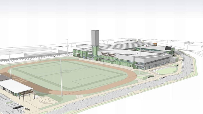 Concept design of redeveloped Hobart Showground. Picture: BPSM Architects