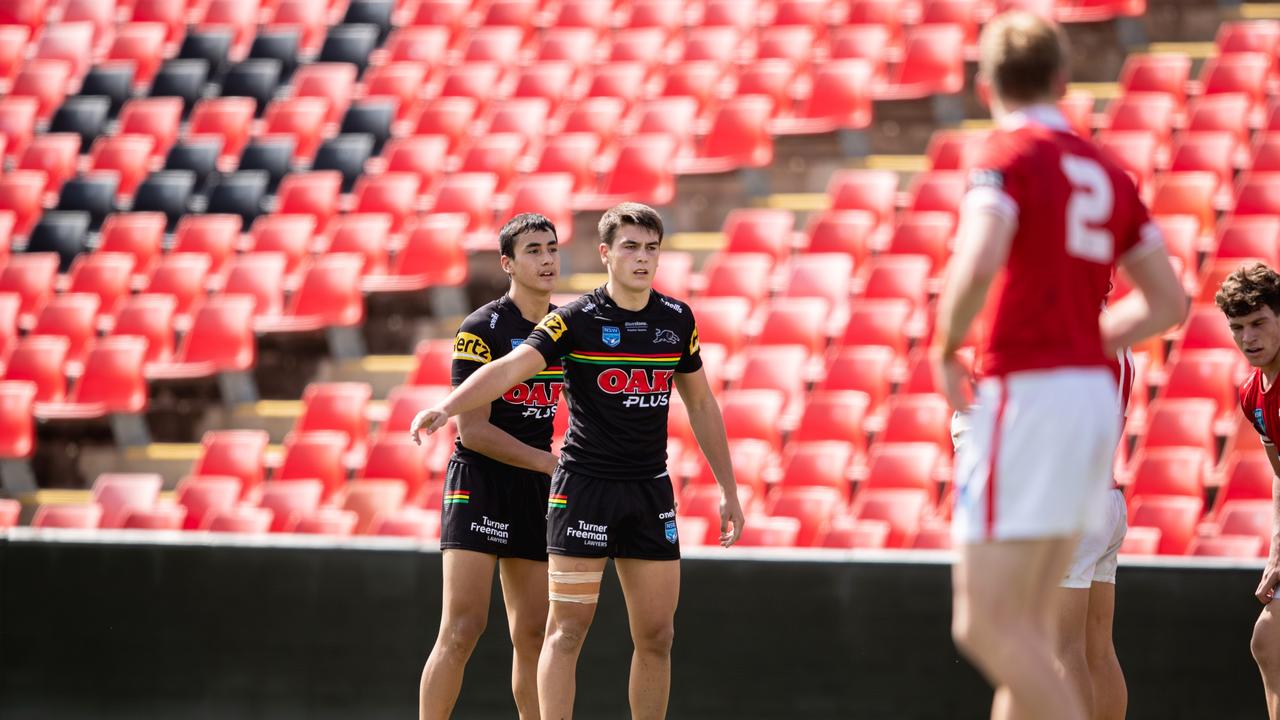 Penrith Panthers 2022 Harold Matthews player Connor Vardanega (front). Picture: Panthers Media