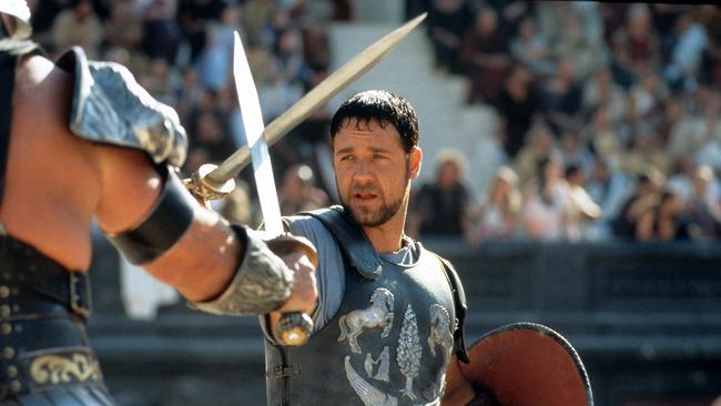 Gladiator star, Russell Crowe, has upset some Twitter users by posting images of the Sistine Chapel. Picture: Getty Images