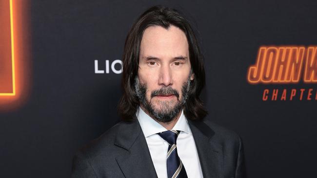 Keanu Reeves at a John Wick screening last week. Picture: Dimitrios Kambouris/Getty