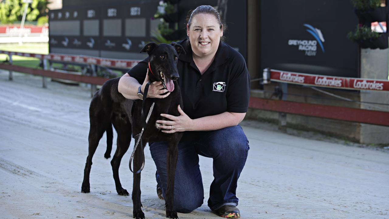 Trainer Lauren Harris and TAB Million Dollar Chase fastest qualifier Shadow Mist.