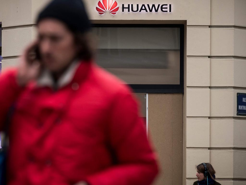 A Huawei store in Paris on February 4, 2019. Mike Pompeo discussed the company on a visit to Hungary. Picture: AFP