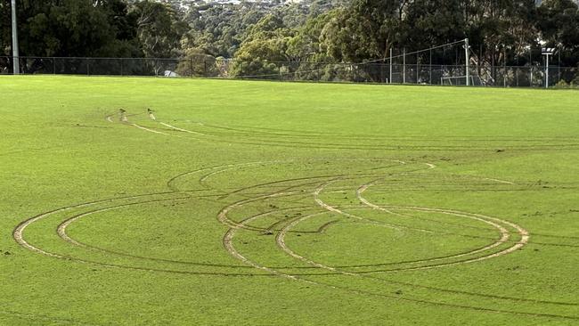Vandals have hit Kingborough United Football Club's pitch Lightwood Park 3. Picture: Jon Fenech/Kingborough United