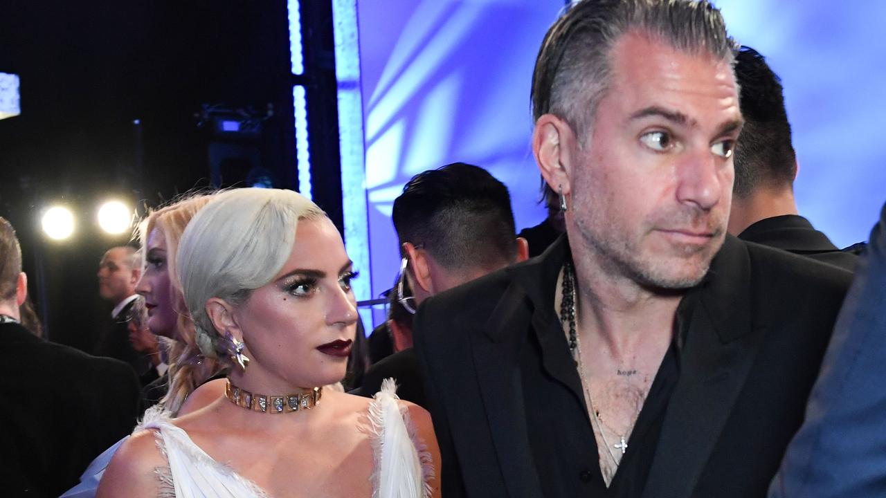 Gaga and Carino began dating in early 2017, but split in February this year. Picture: AFP.