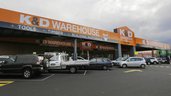 K&amp;D hardware store in Melville St, Hobart. Picture: MATHEW FARRELL 