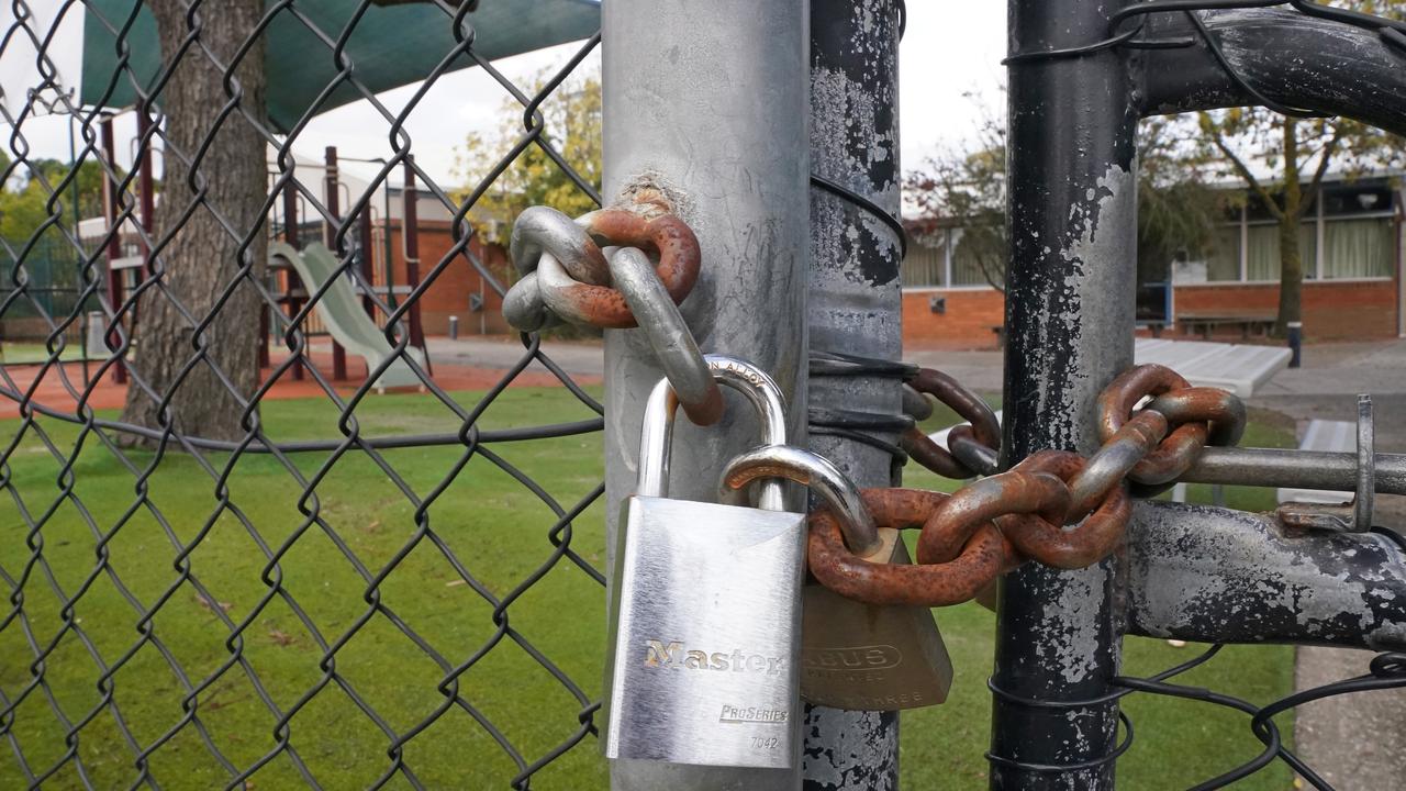 School gates will have a staggered reopening to grades as Queensland students head back to school following the lifting of Covid-19 restrictions. Picture: Scott Barbour