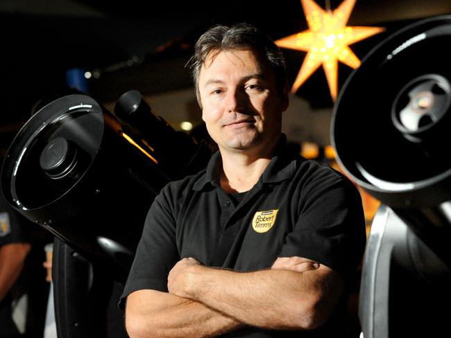 Peter Teodorovic at Astro Pete's Free Astronomy Viewing Night at Palmdale Shopping Centre, Upper Mt Gravatt - Picture: Richard Walker