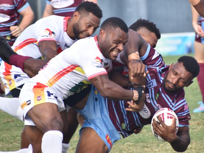 Round 2 of the Hostplus Cup, CQ Capras versus PNG Hunters, Rockhampton’s Browne Park, March 26, 2022.