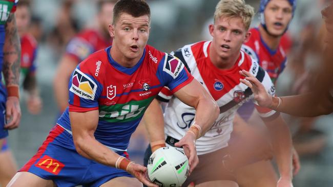 Jayden Brailey has a big role to play with the Knights this season. Picture: Tony Feder/Getty Image