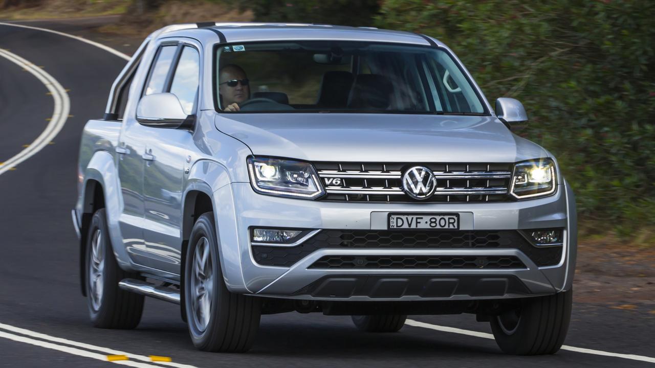 VW Amarok: The 2022 version will share underpinnings with the Ford Ranger. Photo: Mark Bean. 