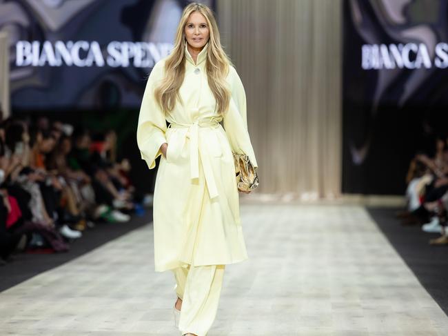 Model mode! Elle on the catwalk in Melbourne last year. Picture: Jason Edwards
