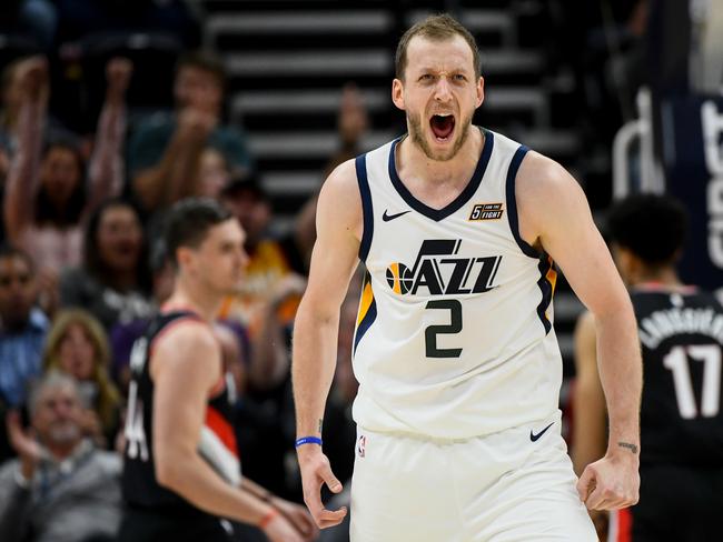 Australian star Joe Ingles was always going to struggle to be an NBA All-Star starter, but it won’t dampen his brilliant season to date for the league-leading Utah Jazz. Photo: Alex Goodlett/Getty Images.