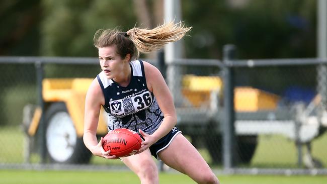 Geelong Cats’ VFLW forward Breanna Pratt.