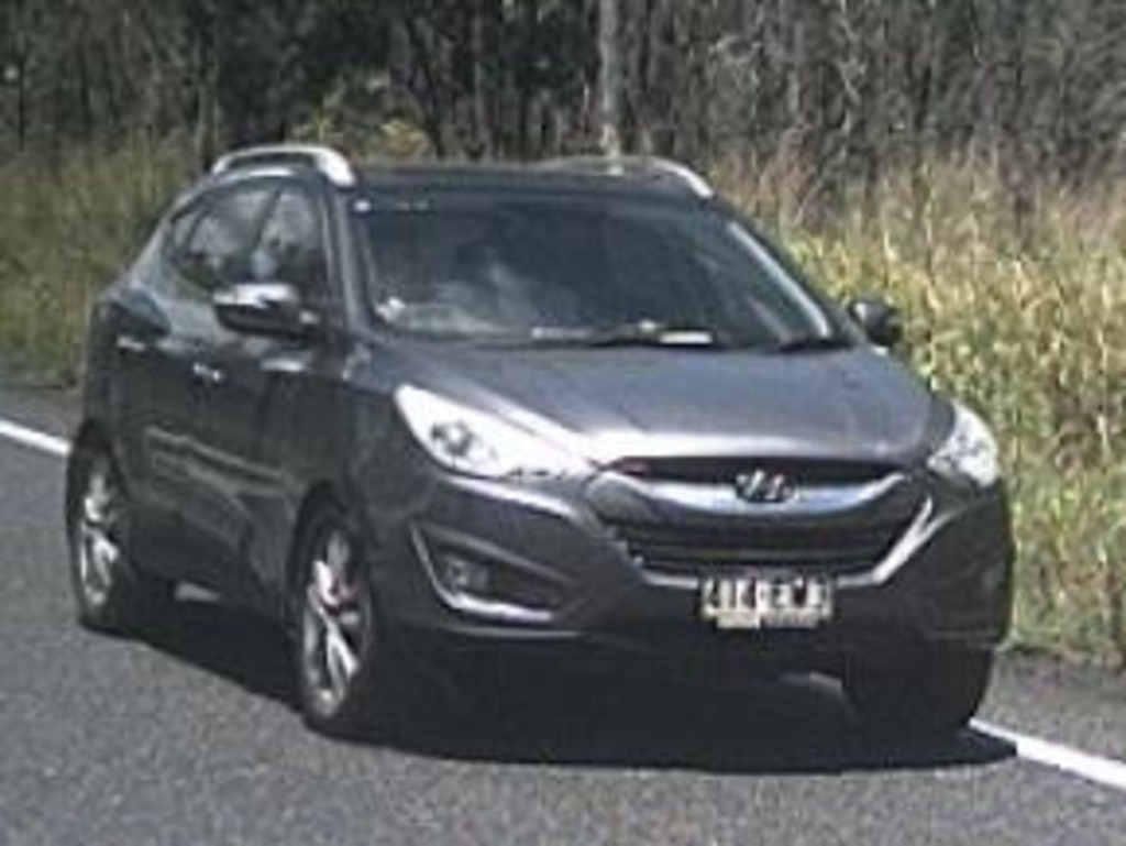 Queensland police supplied image of the car involved in the disappearance of Gin Gin resident Pheobe Bishop Picture QLD Police