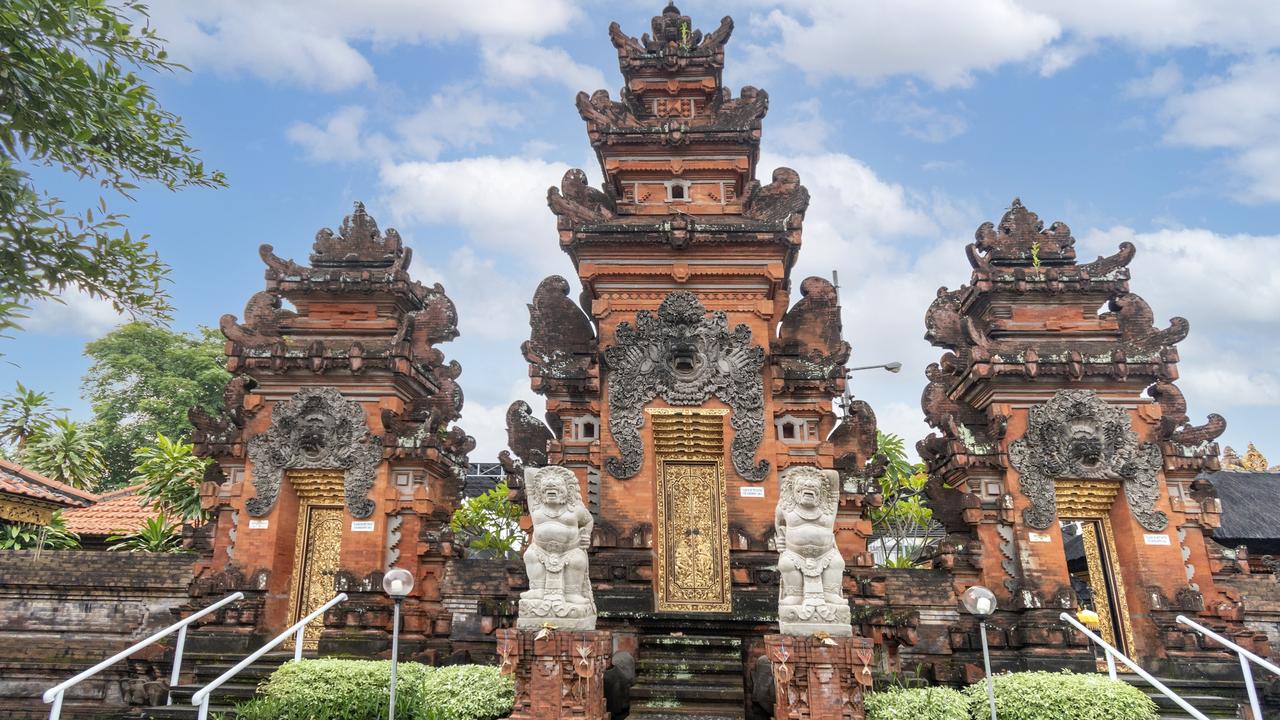 The Petitenget Temple (Pura Petitenget) in Bali’s Seminyak. Australians going to Bali in 2024 will be slugged with a new $15 ‘tourist tax’.