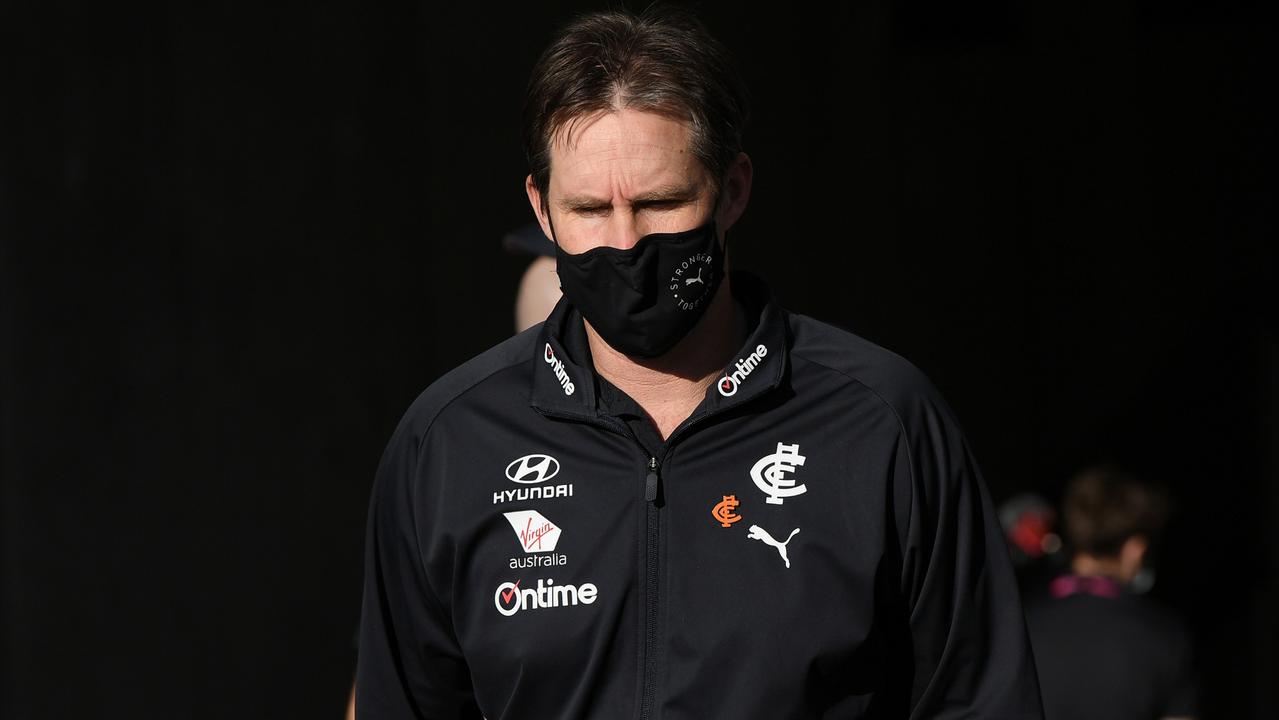 Carlton coach David Teague is under immense pressure (Photo by Mark Brake/Getty Images)