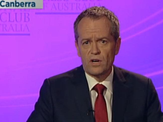 Mr Shorten’s message was all about trust.