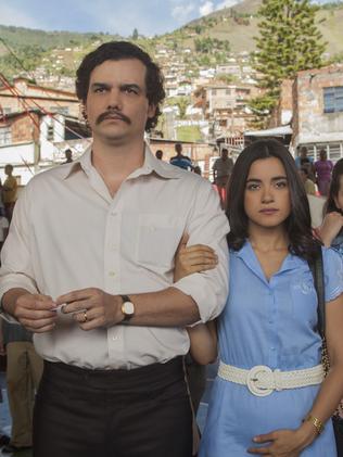 Actor Wagner Moura as Escobar in the Netflix series Narcos.