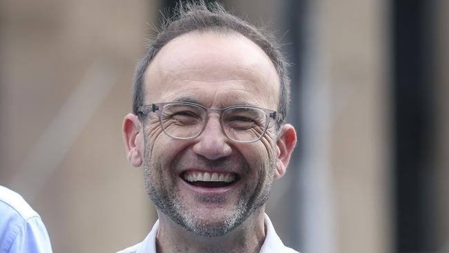 Greens leader Adam Bandt in Brisbane. Picture: Glenn Campbell
