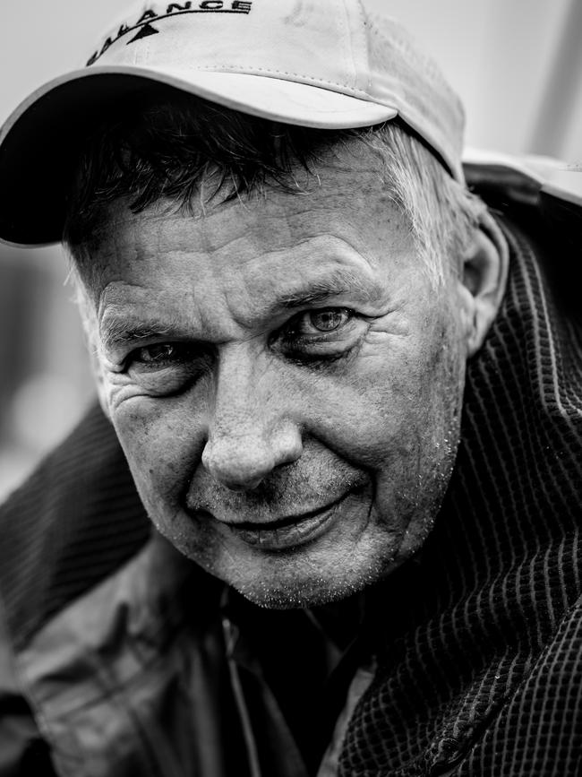 One of the Sydney to Hobart’s more high profile participants, finance expert Paul Clitheroe, who is featured in Blue Water Classics. Picture: ANDREW WILSON