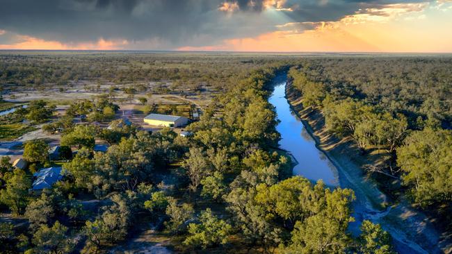 Trilby Station on the Darling River.