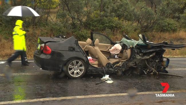 Two vehicle crash on Boyer Road, Dromedary. Picture 7 Tasmania News