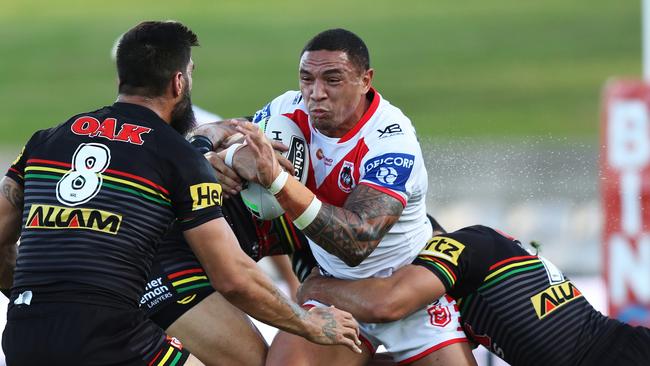 St George Illawarra say they will turn to the player market for a replacement for Newcastle-bound back-rower Tyson Frizell. Picture: Brett Costello