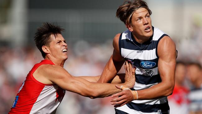 Callum Sinclair had the better of Rhys Stanley on Saturday. Picture: Getty Images