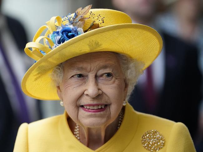 Queen Elizabeth II attends the Elizabeth line's official opening at Paddington Station on May 17, 2022 in London, England. Picture: Andrew Matthews /Getty Images.