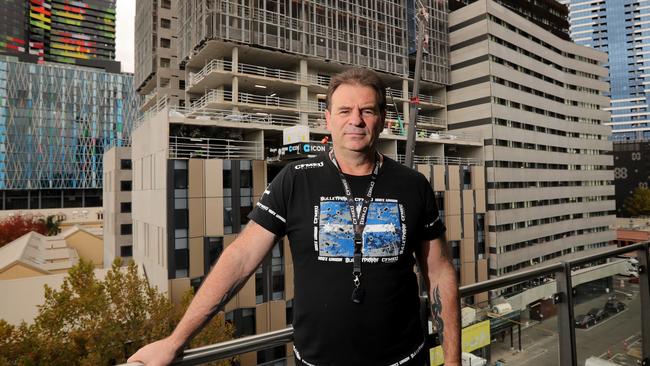 17/05/2018: John Setka, Victorian Union Leader of the CFMEU in Melbourne. Stuart McEvoy for The Australian.