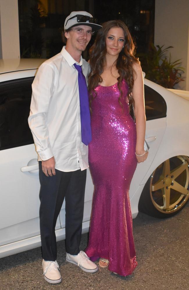 Mia and LJ enjoyed their night at the 2022 Noosa District State High School Formal. Picture: Eddie Franklin