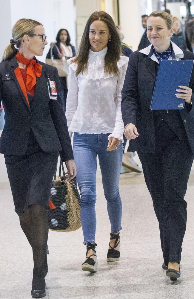 Pippa Middleton and James Matthews on their way to Darwin. Picture: Media Mode