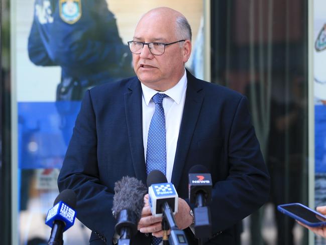 Detective Chief Superintendent Darren Bennett says police were looking for the remains of William Tyrrell when a high intensity search started in the area he went missing in late 2021. Picture: NCA NewsWire / Christian Gilles