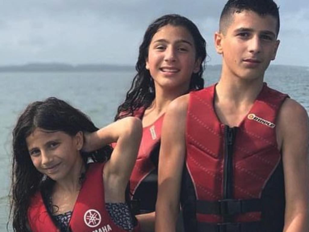 Antony, 13, Angelina, 12, and Sienna, 8, were killed by a drunk and drug-affected driver. Picture: 7NEWS