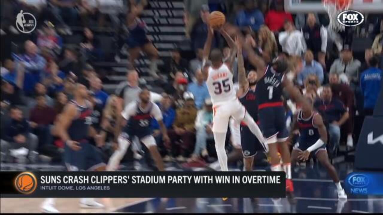 KD leads Suns to OT win over Clipper