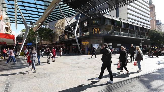 Queen Street Mall. Picture: Liam Kidston