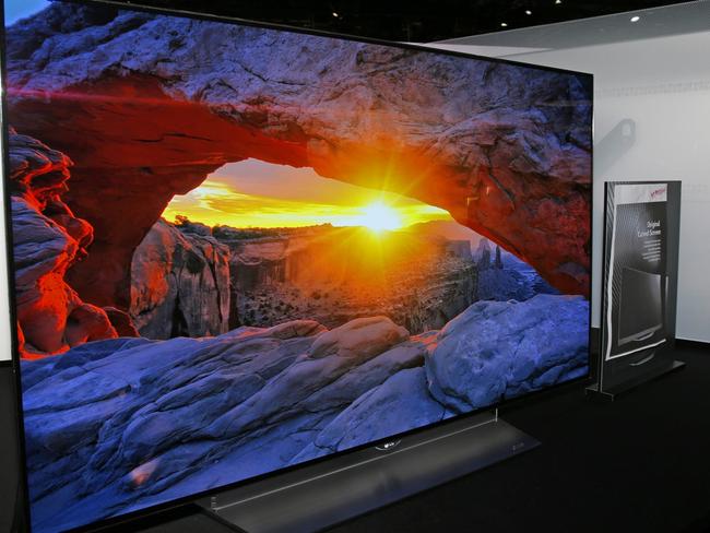 LG 77-inch Flexible 4K OLED TV / approx. $25,000 / lg.com.au LG is backing OLED, or organic light-emitting diode screens, as the television technology of the future. In addition to six OLED TVs, the company showed off this hero model at CES, a 77-inch OLED TV with a screen that can change from flat to curved with the press of a button. LG says the TV will cost about $25,000 when it launches in Australia, and could be a solution for high-end TV buyers who cannot decide between screen formats.