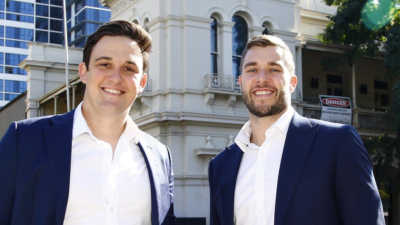 JLL’s Elliott O'Shea and Tim Jones at the now vacant Fortitude Valley GPO hotel.