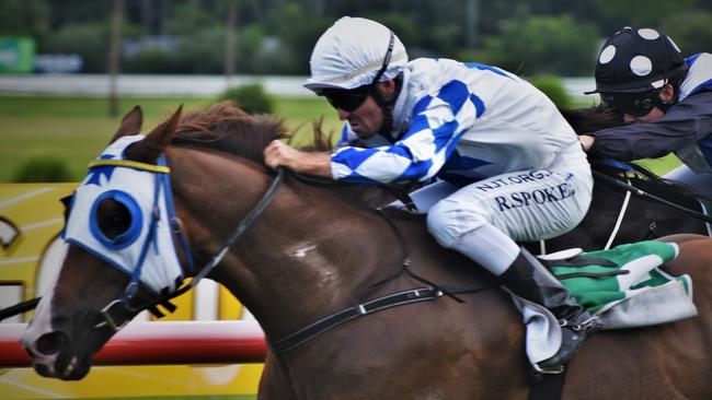 Raymond Spokes (picture) will again partner Wine O’Clock for trainer Mark Stewart.
