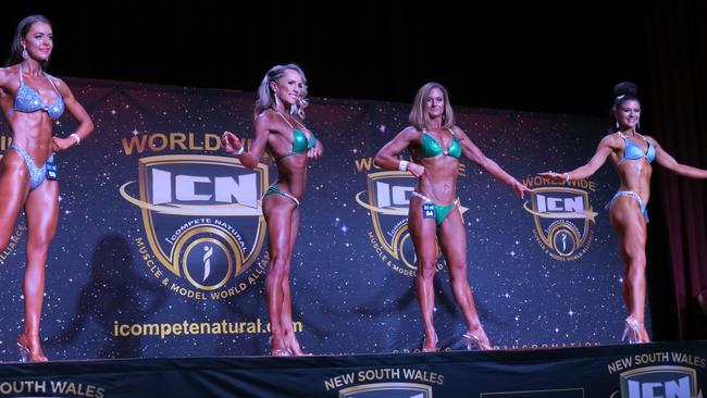 She won two medals in the First Timers and Miss Fitness Model Momma categories at the iCompete Natural North Coast Classic body building competition. Picture: Ignacio Tse