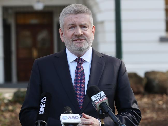 Minister for Communications and the Arts Mitch Fifield says he has never tried to have anyone from the ABC fired and is not aware of any other government members doing so, including former prime minister Malcolm Turnbull. Picture: AAP