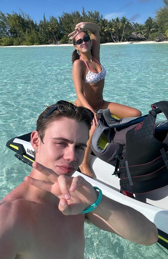 Kid Laroi and his singer girlfriend Tate McCrae were involved in a jet ski accident during a recent vacation.