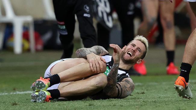 Can the Pies cover for the absence of injured stars like Jeremy Howe? Picture: Phil Hillyard