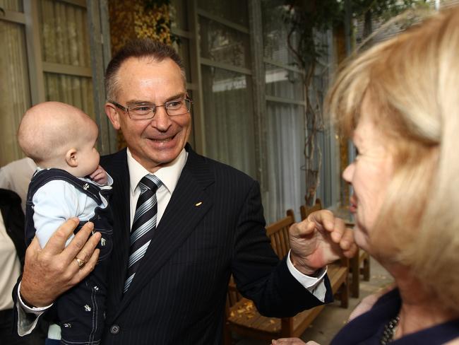 Mr Stanhope after announcing his retirement in 2011.