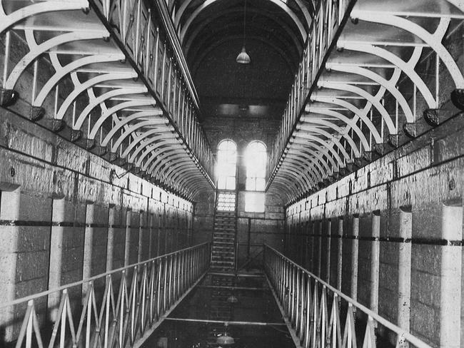 1952. Old Melbourne Gaol. Prison. Interior.